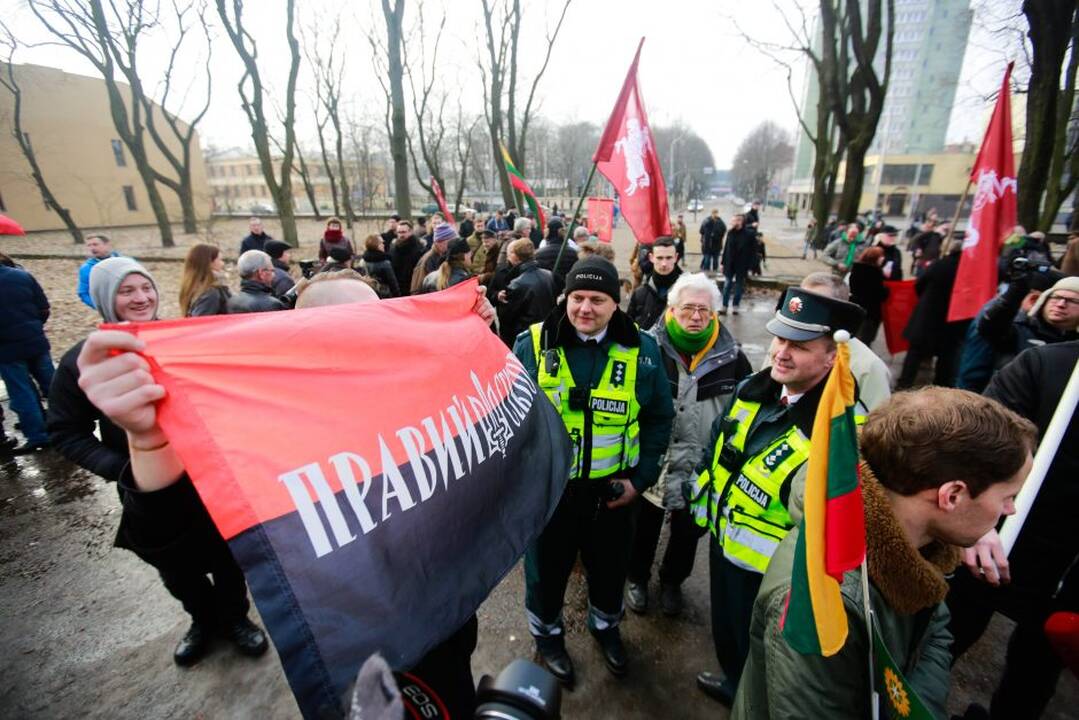Nacionalistai surengė tradicines eitynes