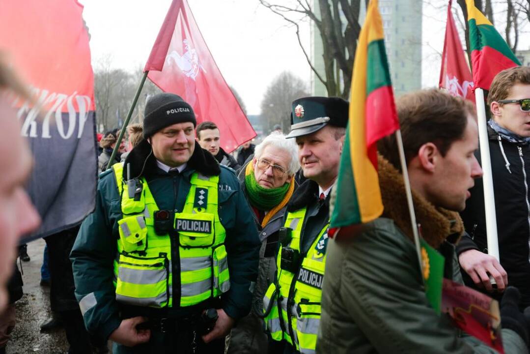 Nacionalistai surengė tradicines eitynes