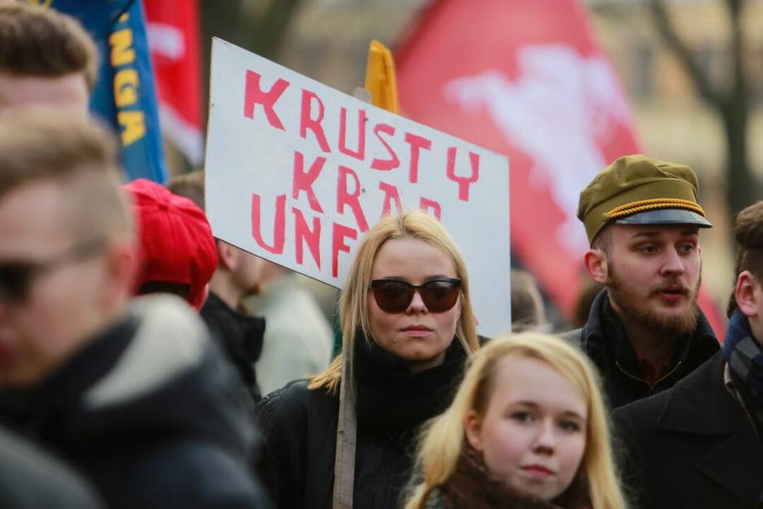 Nacionalistai surengė tradicines eitynes