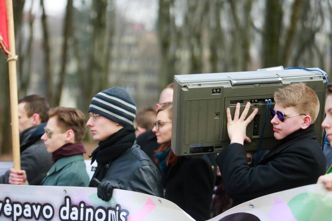 Nacionalistai surengė tradicines eitynes