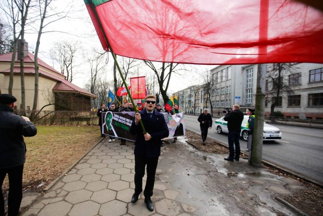Nacionalistai surengė tradicines eitynes