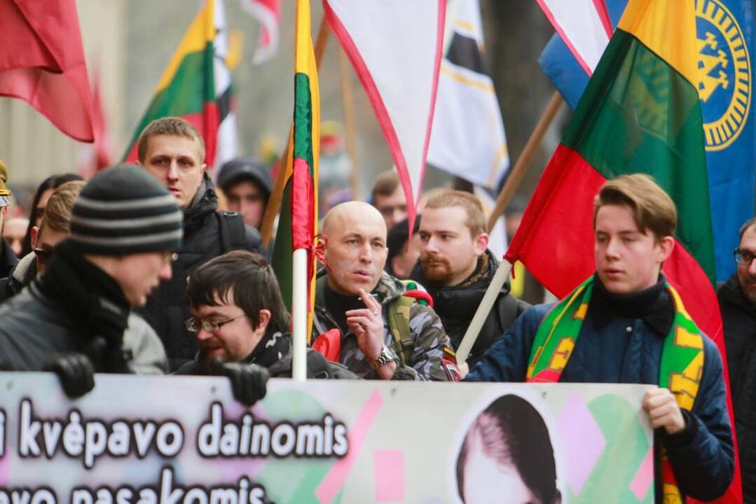 Nacionalistai surengė tradicines eitynes