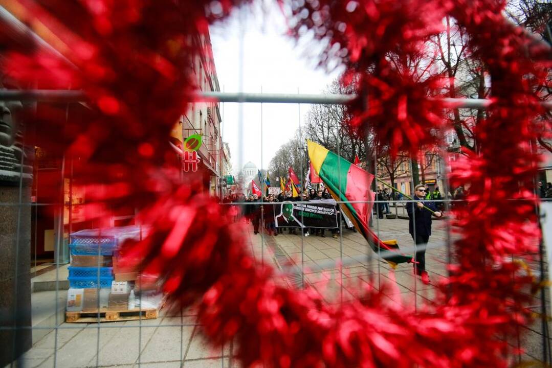 Nacionalistai surengė tradicines eitynes