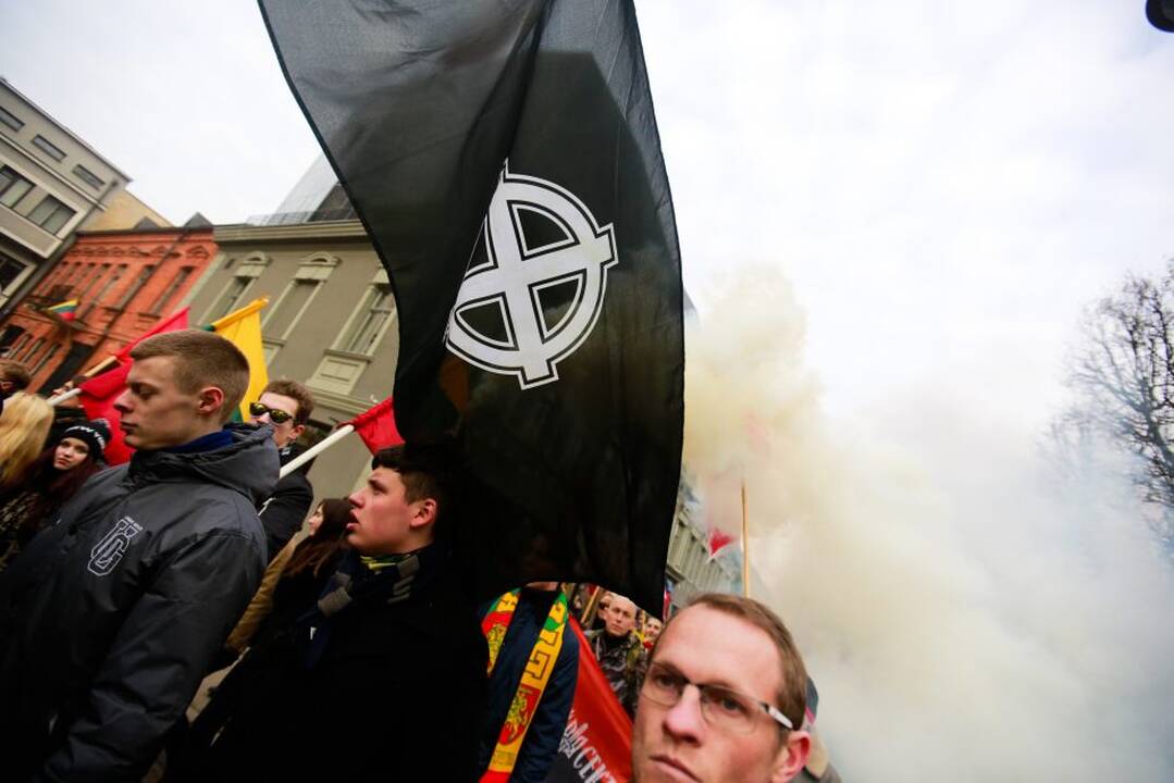 Nacionalistai surengė tradicines eitynes