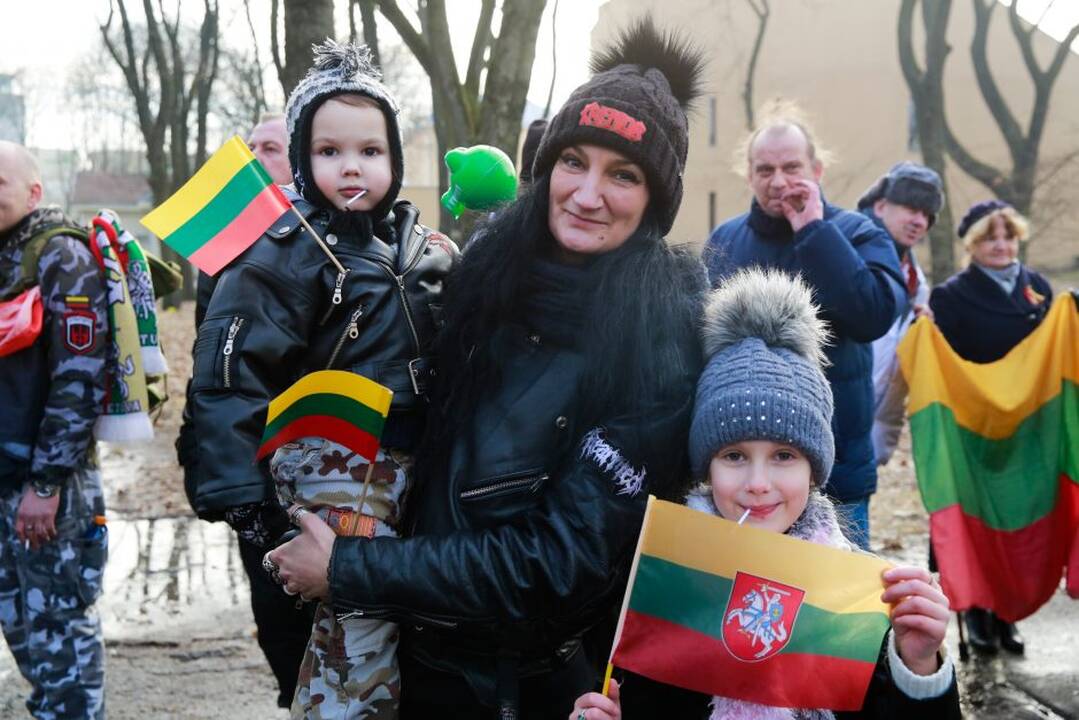 Nacionalistai surengė tradicines eitynes