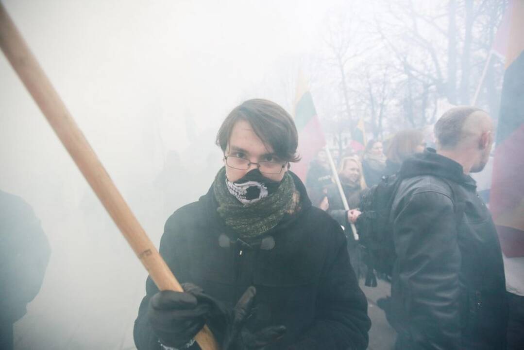 Nacionalistai surengė tradicines eitynes