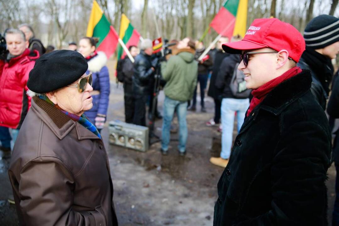 Nacionalistai surengė tradicines eitynes