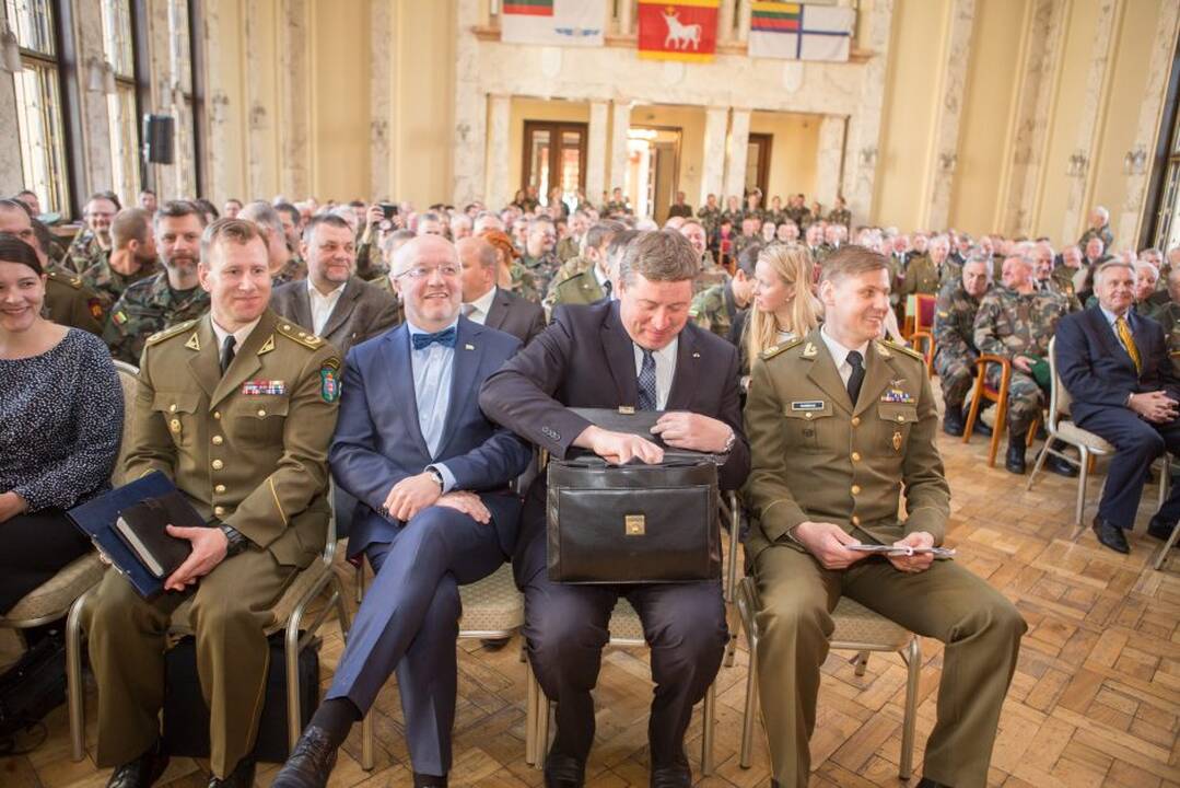 Suvažiavimas Kauno karininkų ramovėje.