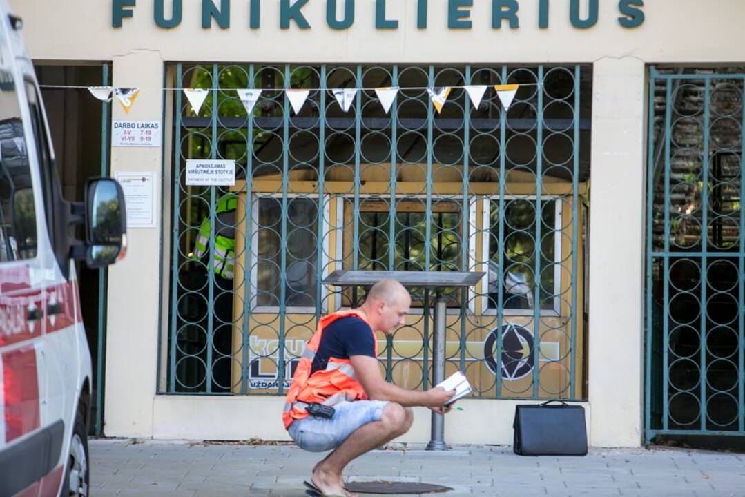 Nukritęs Žaliakalnio funikulierius