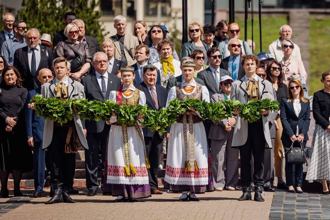 Okupacijos, genocido ir sovietmečio represijų aukų pagerbimo ceremonija