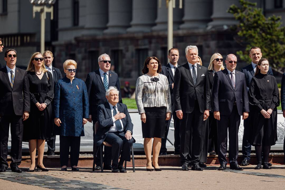 Okupacijos, genocido ir sovietmečio represijų aukų pagerbimo ceremonija