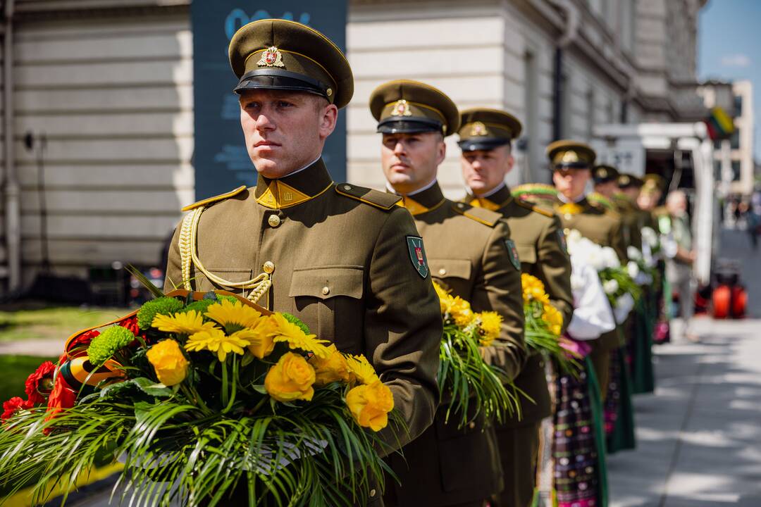 Okupacijos, genocido ir sovietmečio represijų aukų pagerbimo ceremonija