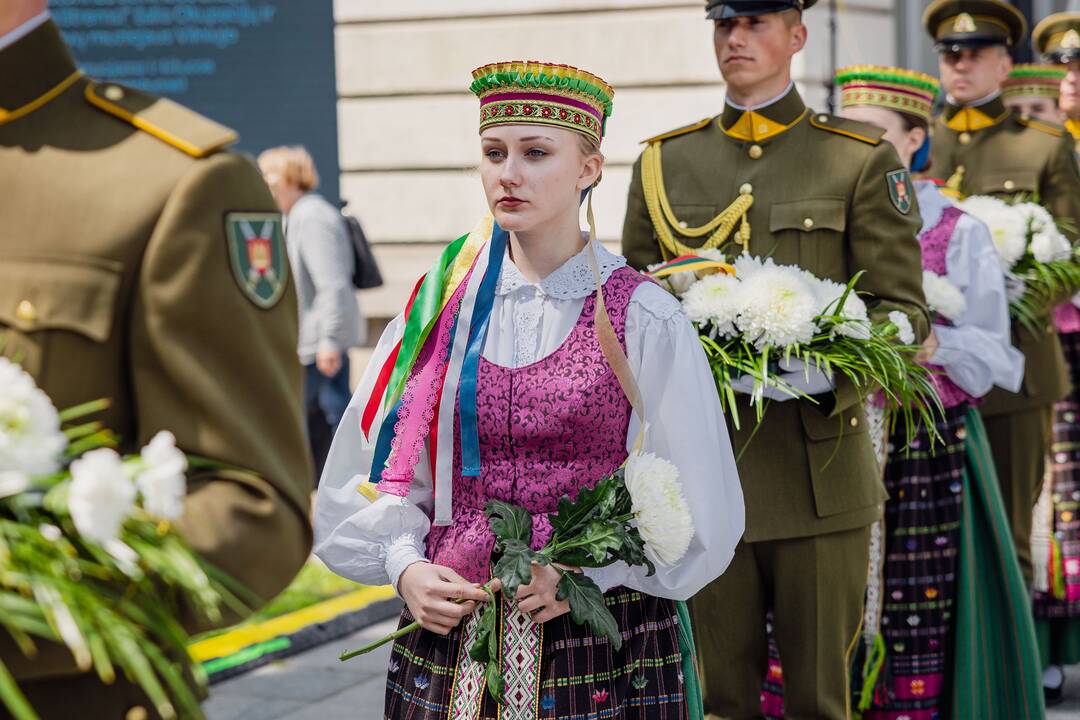 Okupacijos, genocido ir sovietmečio represijų aukų pagerbimo ceremonija
