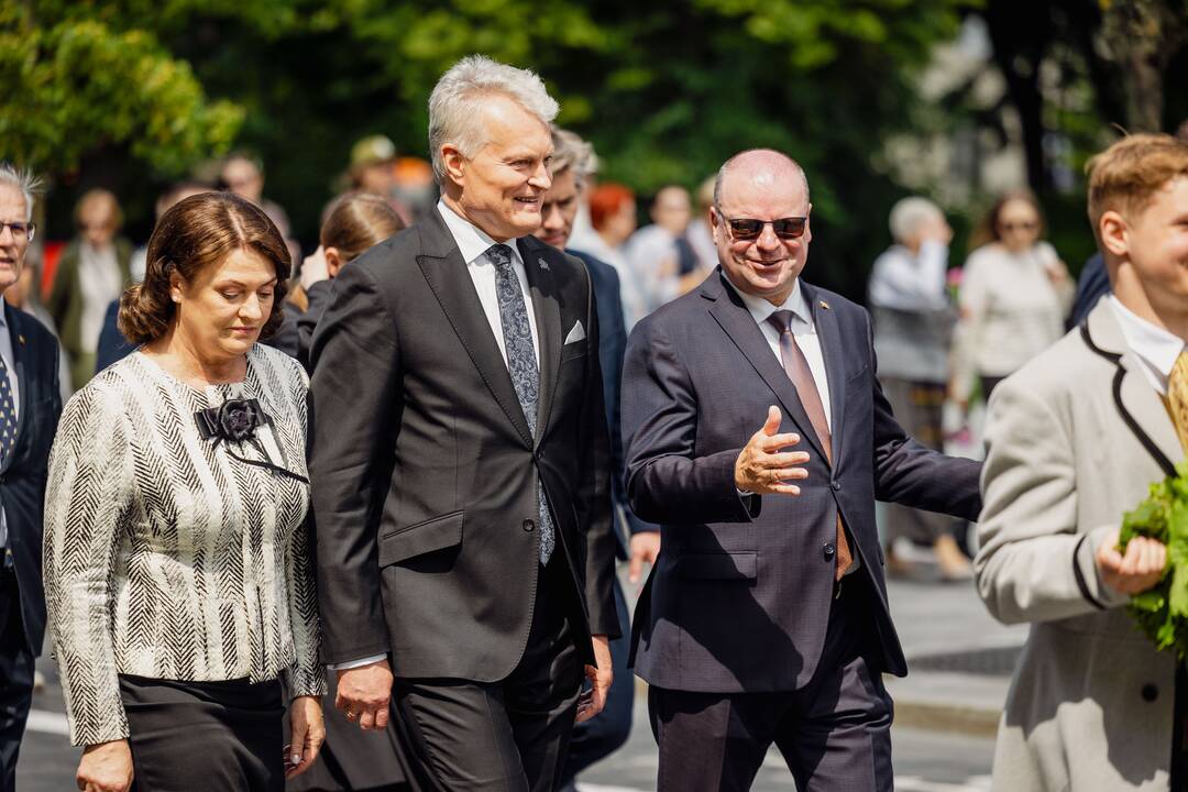 Okupacijos, genocido ir sovietmečio represijų aukų pagerbimo ceremonija