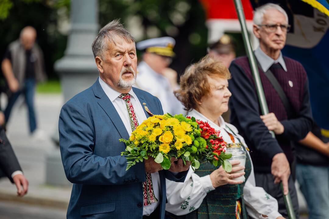 Okupacijos, genocido ir sovietmečio represijų aukų pagerbimo ceremonija