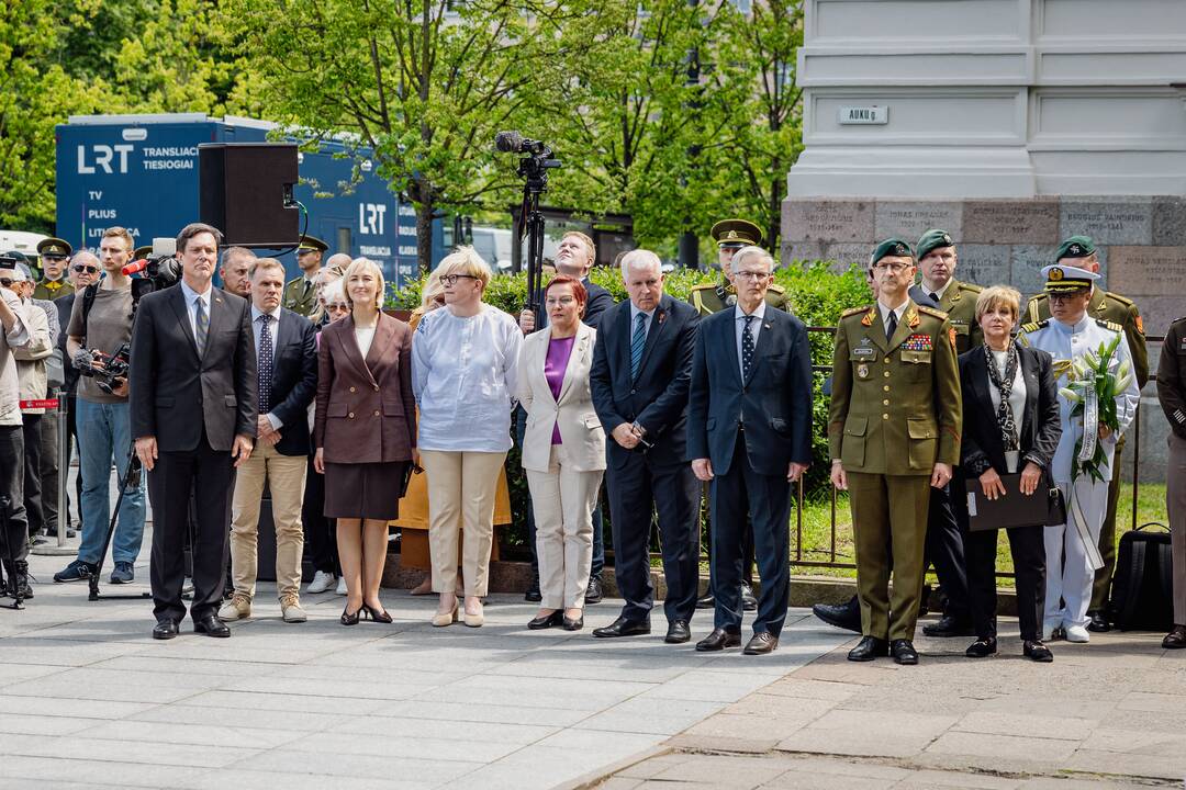 Okupacijos, genocido ir sovietmečio represijų aukų pagerbimo ceremonija