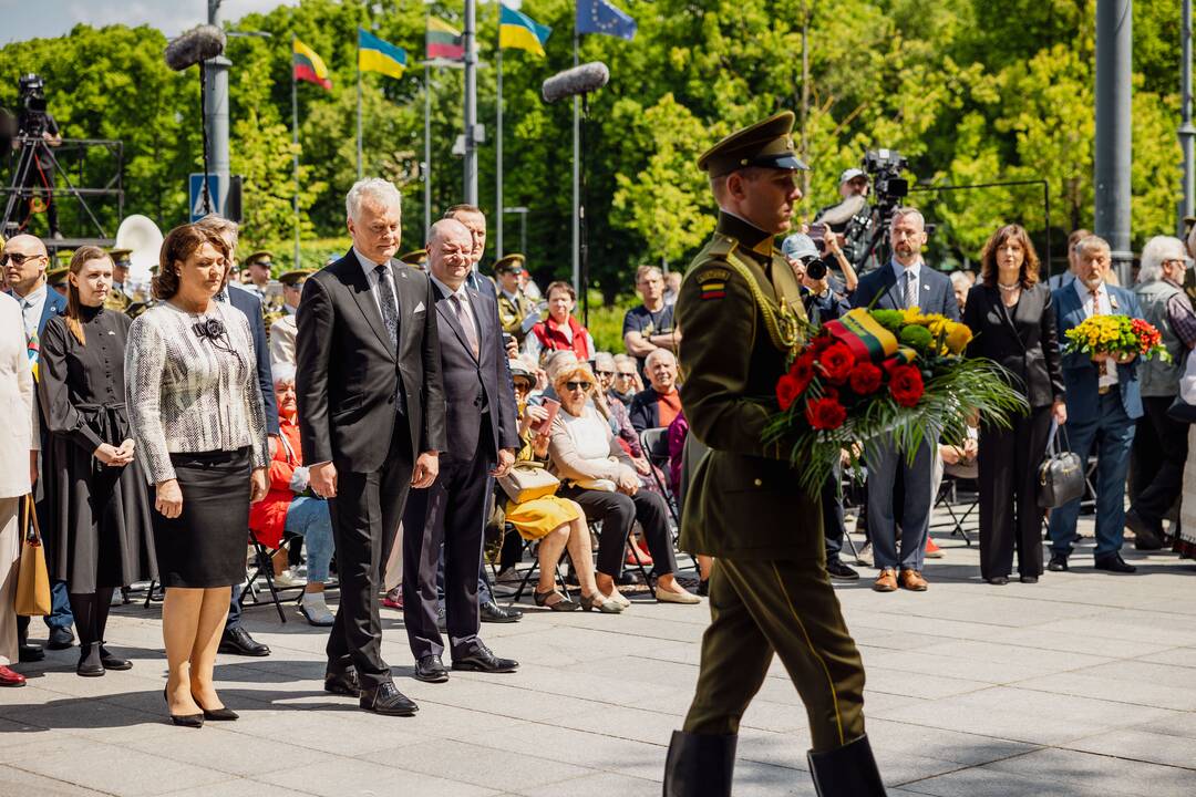 Okupacijos, genocido ir sovietmečio represijų aukų pagerbimo ceremonija