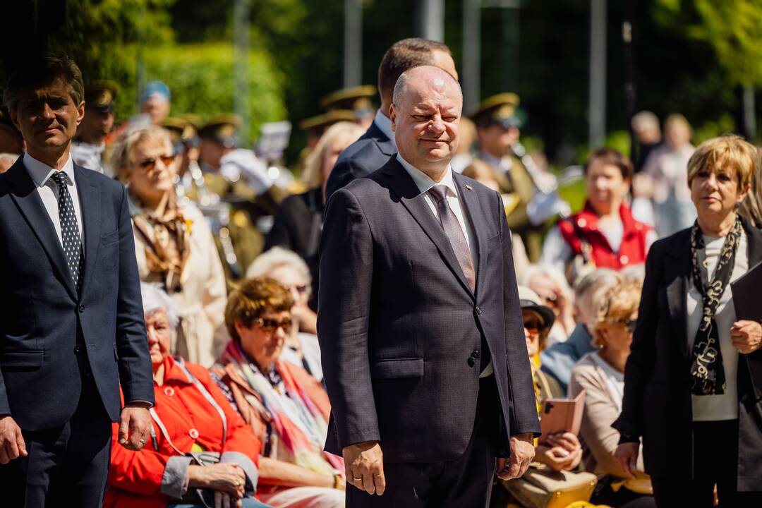 Okupacijos, genocido ir sovietmečio represijų aukų pagerbimo ceremonija