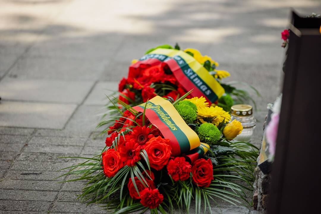 Okupacijos, genocido ir sovietmečio represijų aukų pagerbimo ceremonija