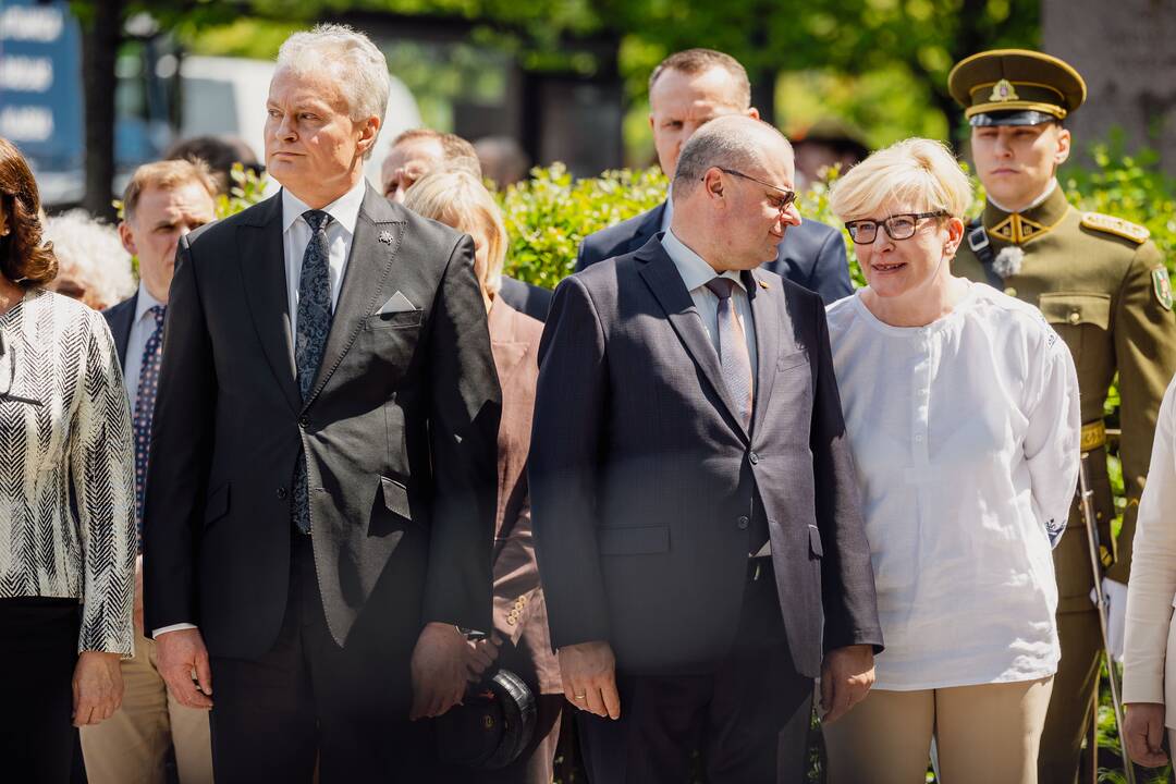 Okupacijos, genocido ir sovietmečio represijų aukų pagerbimo ceremonija