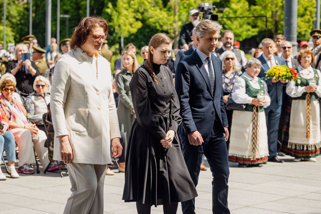 Okupacijos, genocido ir sovietmečio represijų aukų pagerbimo ceremonija