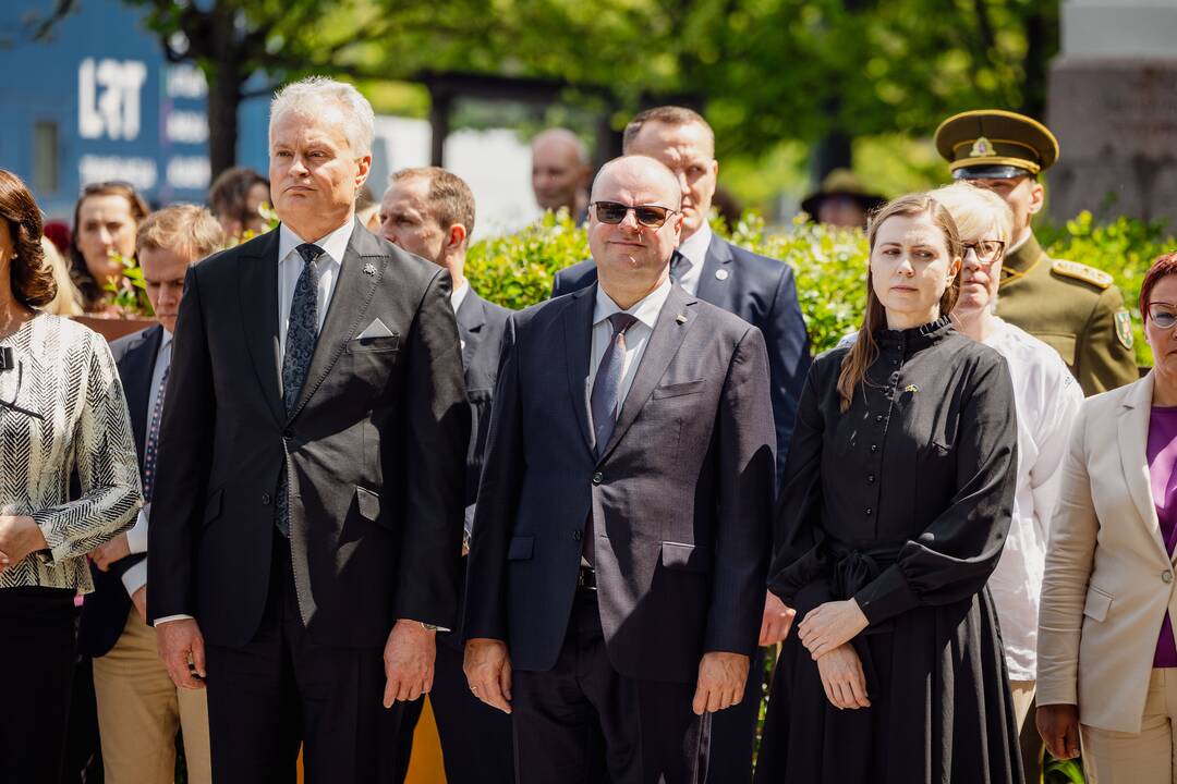 Okupacijos, genocido ir sovietmečio represijų aukų pagerbimo ceremonija