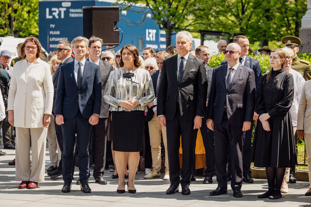 Okupacijos, genocido ir sovietmečio represijų aukų pagerbimo ceremonija