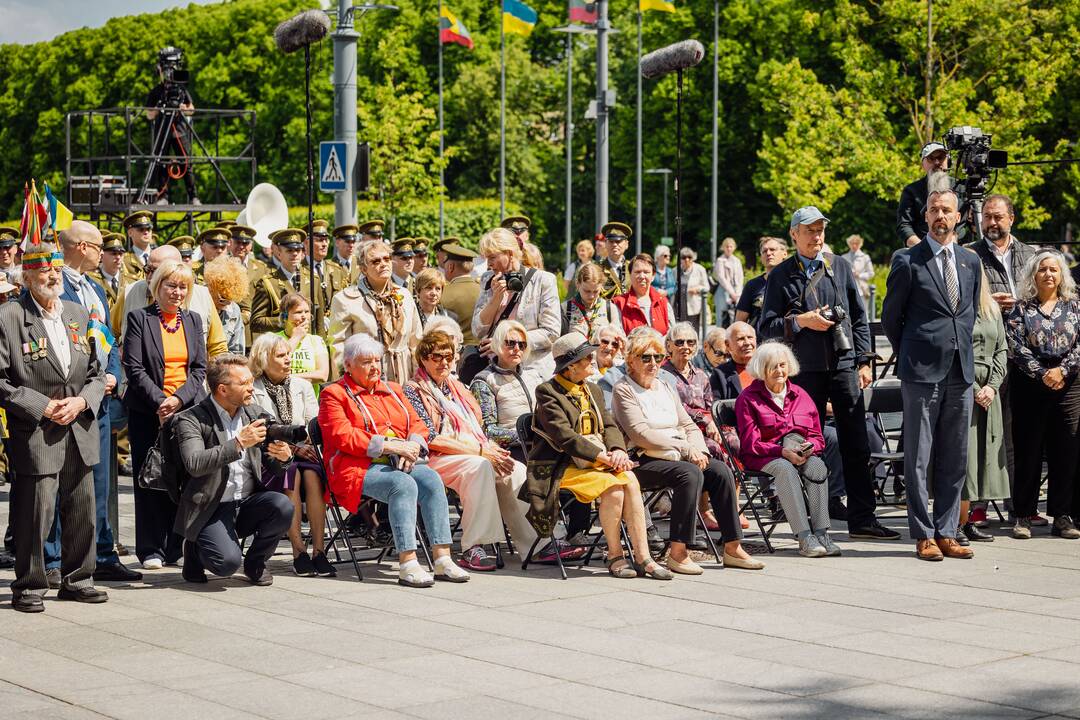 Okupacijos, genocido ir sovietmečio represijų aukų pagerbimo ceremonija
