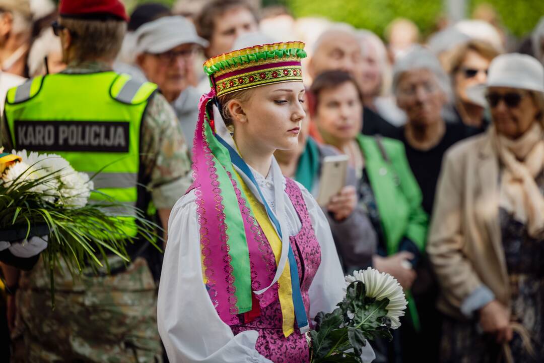 Okupacijos, genocido ir sovietmečio represijų aukų pagerbimo ceremonija