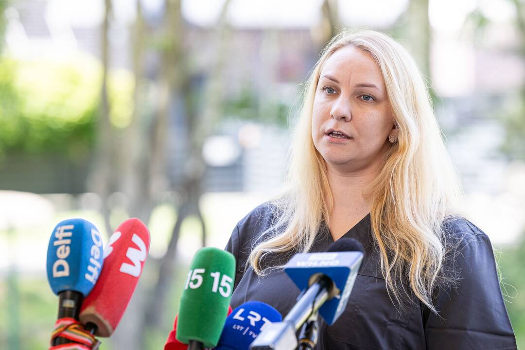  Spaudos konferencija dėl meškos Vilniuje