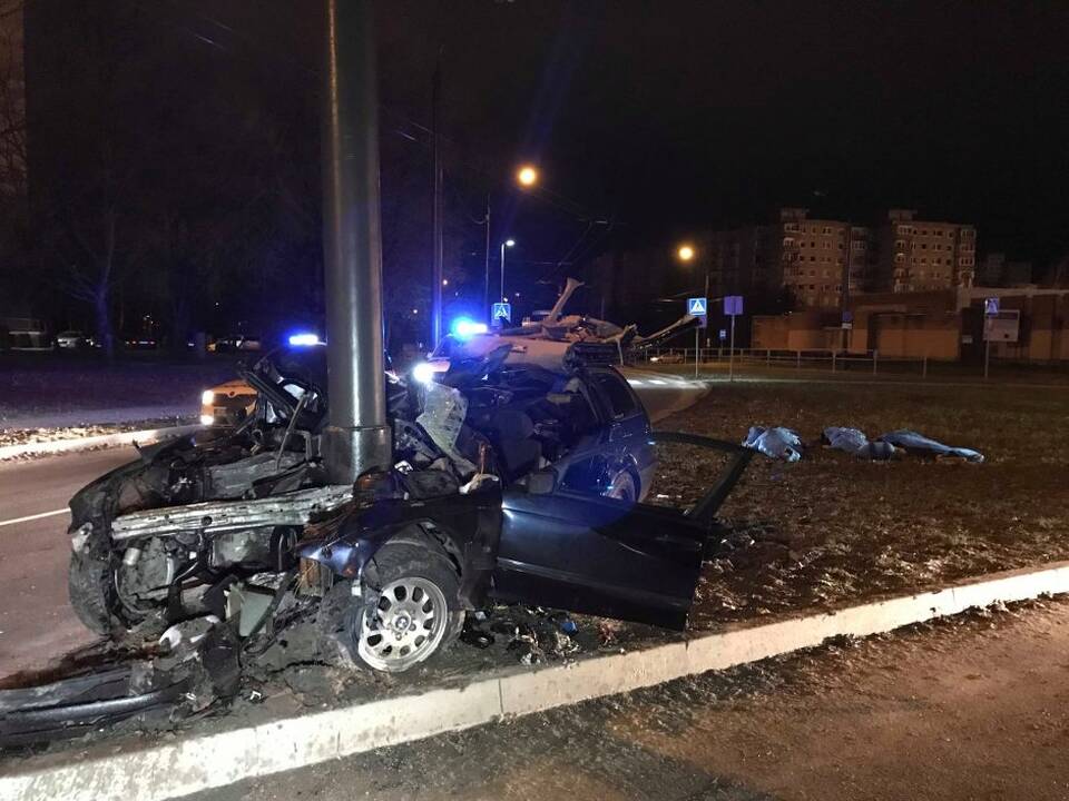 Avarija Šiaurės pr. ir S. Žukausko gatvių sankryžoje