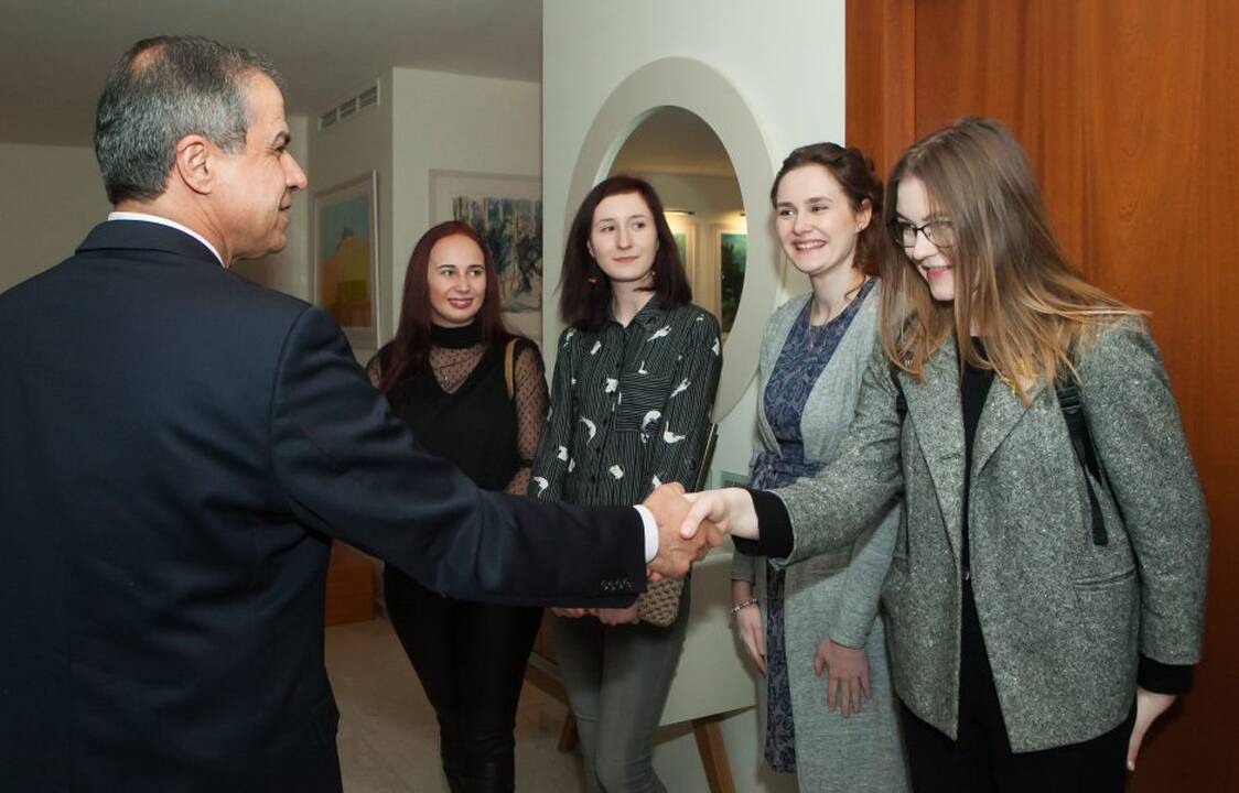 Izraelio ambasadorius priėmė „Kelrodes žvaigždes“