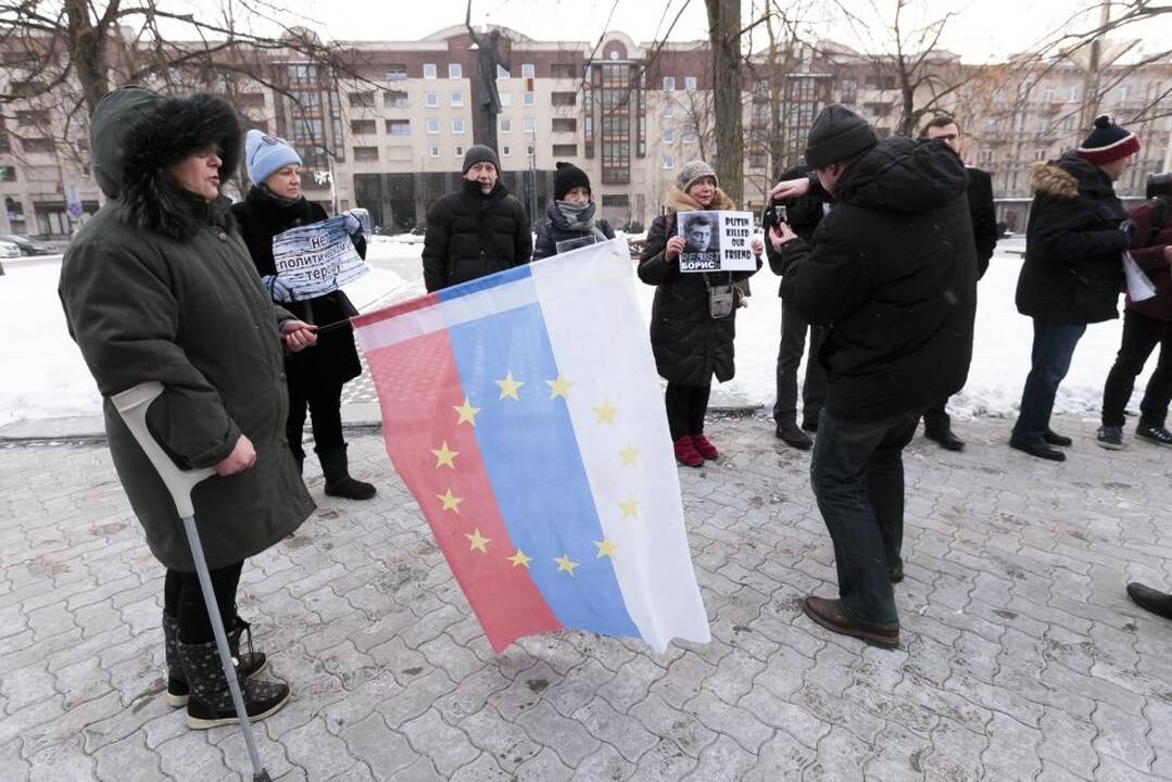 Vilniuje paminėtos B. Nemcovo žūties metinės