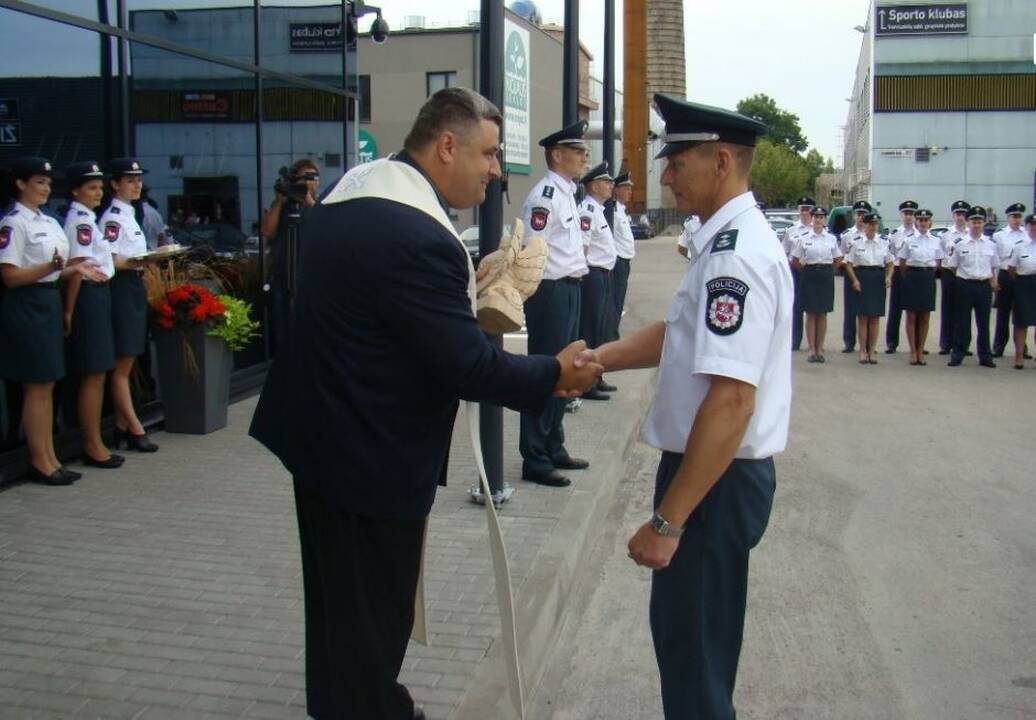 Atidarytas naujas Santakos policijos komisariato pastatas
