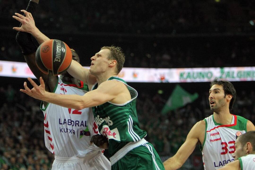 Paskutines metų rungtynes Kauno „Žalgiris“ Eurolygoje skaudžai pralaimėjo Vitorijos „Laboral Kutxa“.
