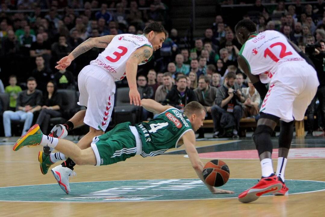Paskutines metų rungtynes Kauno „Žalgiris“ Eurolygoje skaudžai pralaimėjo Vitorijos „Laboral Kutxa“.