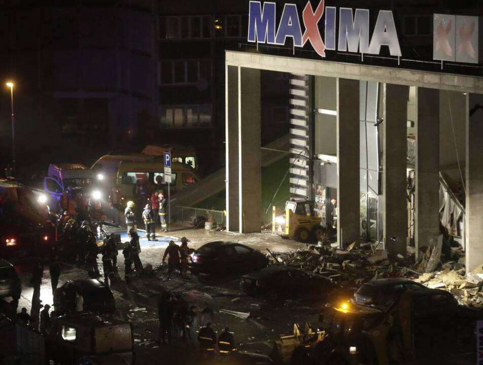 Rygoje sugriuvo „Maxima“