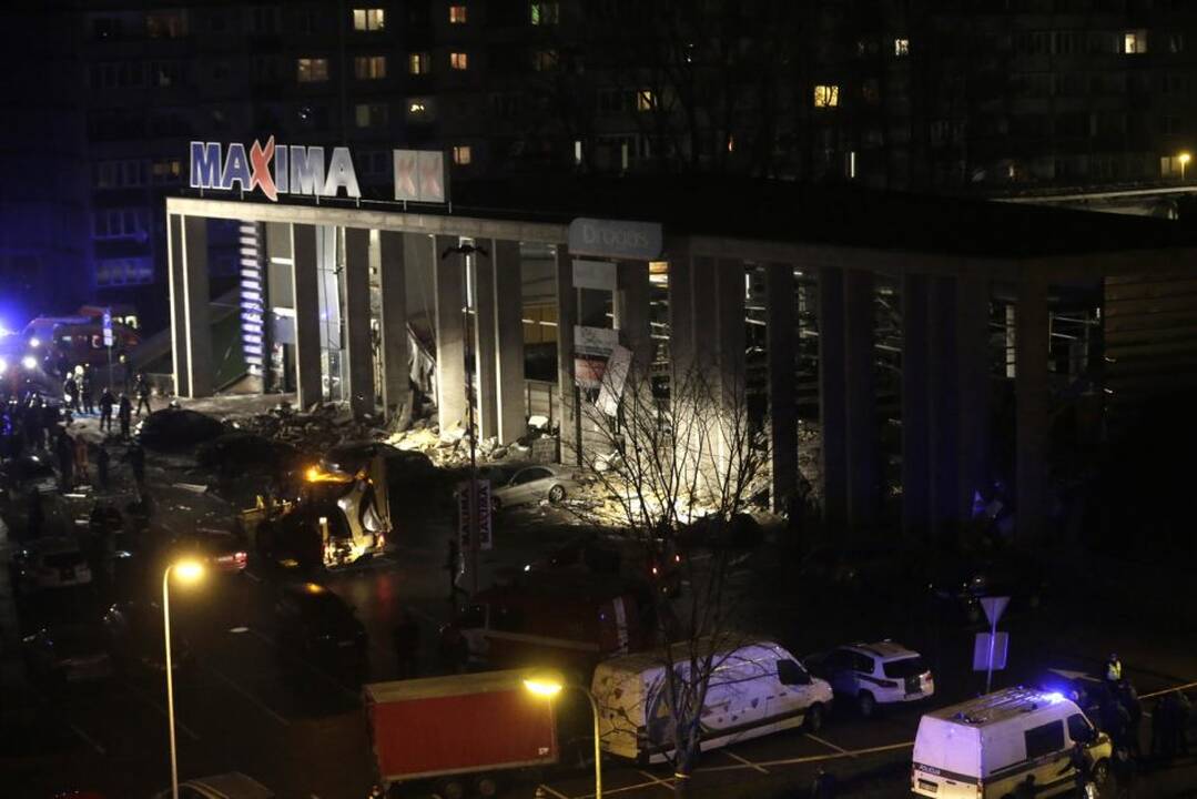 Rygoje sugriuvo „Maxima“