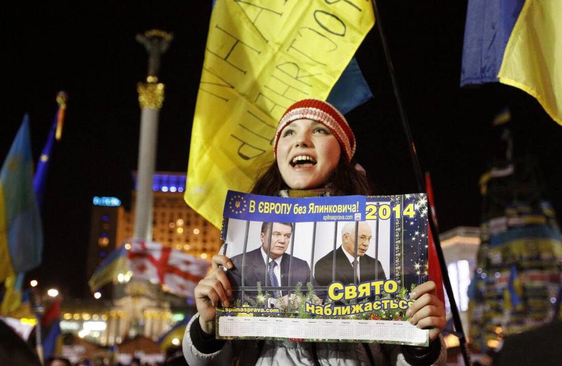 Protestuotojai Kijeve
