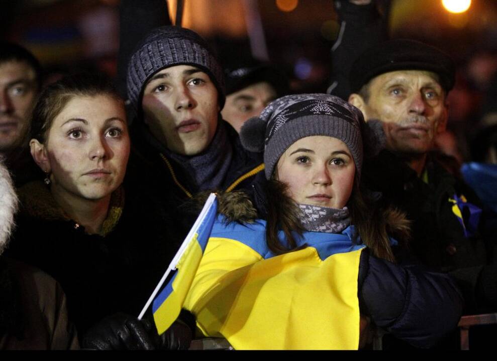 Protestuotojai Kijeve