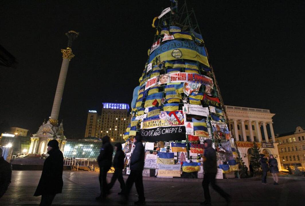 Protestuotojai Kijeve