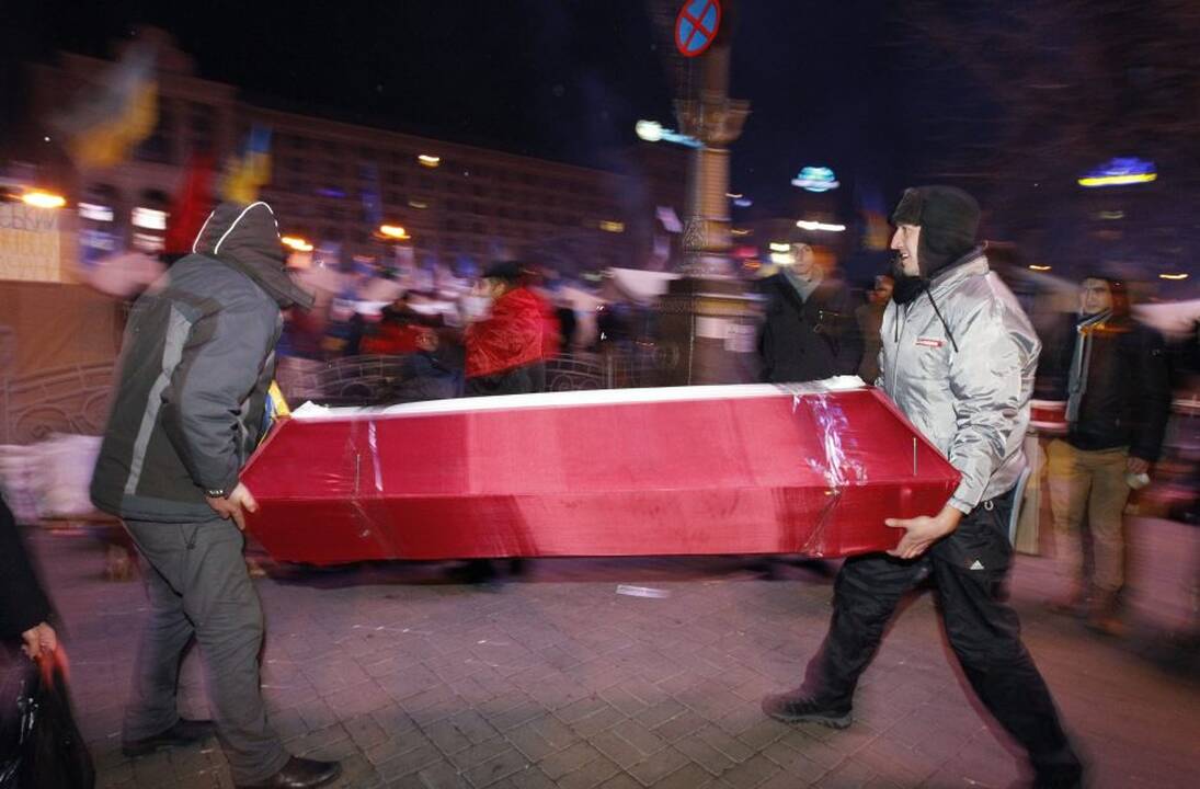 Protestuotojai Kijeve