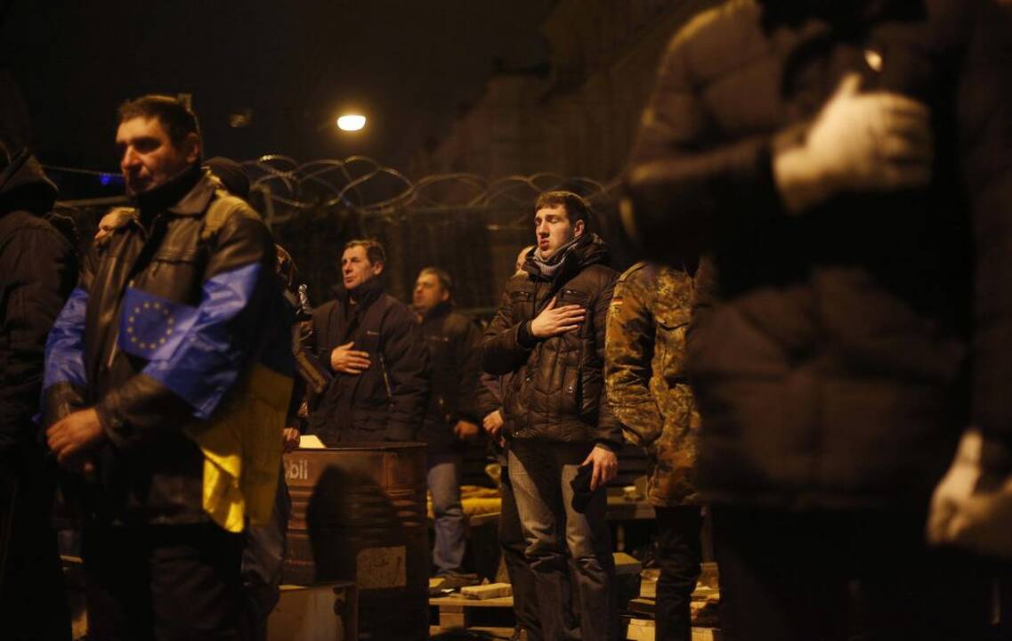 Protestuotojai Kijeve