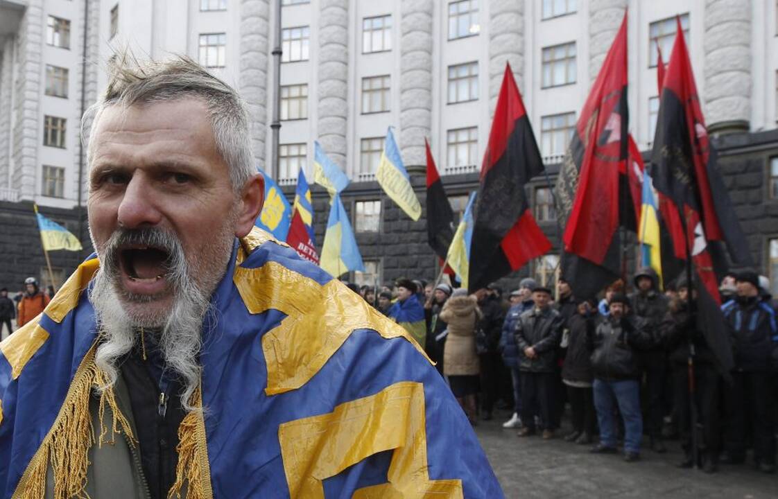 Protestuotojai Kijeve