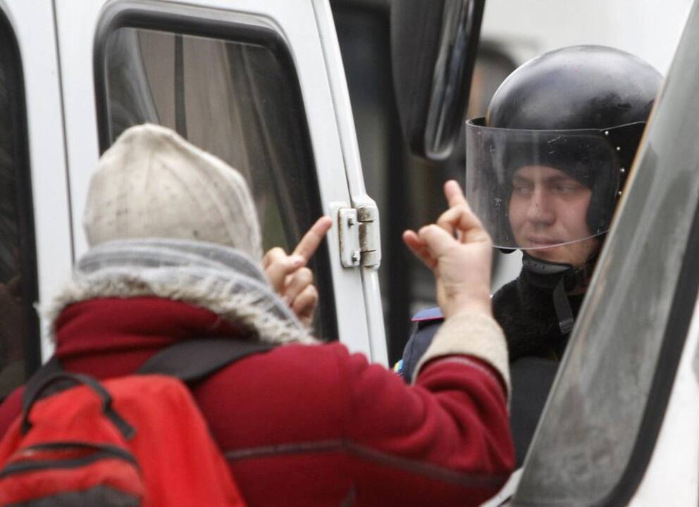 Protestuotojai Kijeve