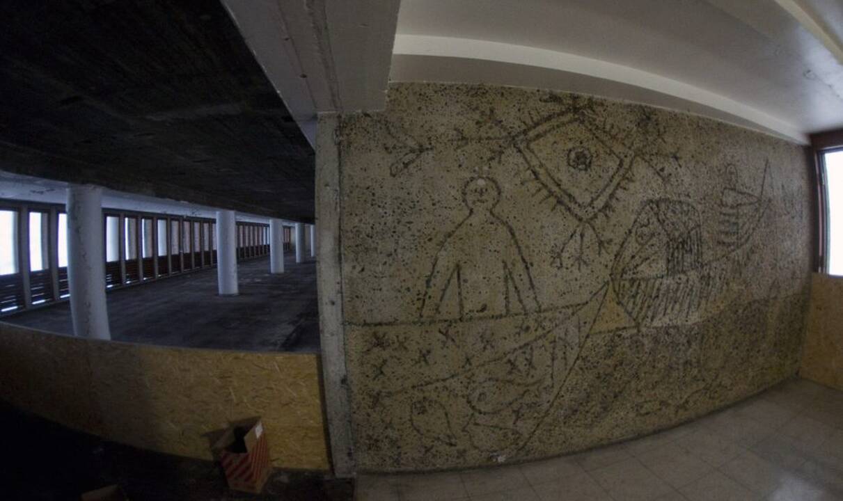 Pablo Picasso raižiniams betone