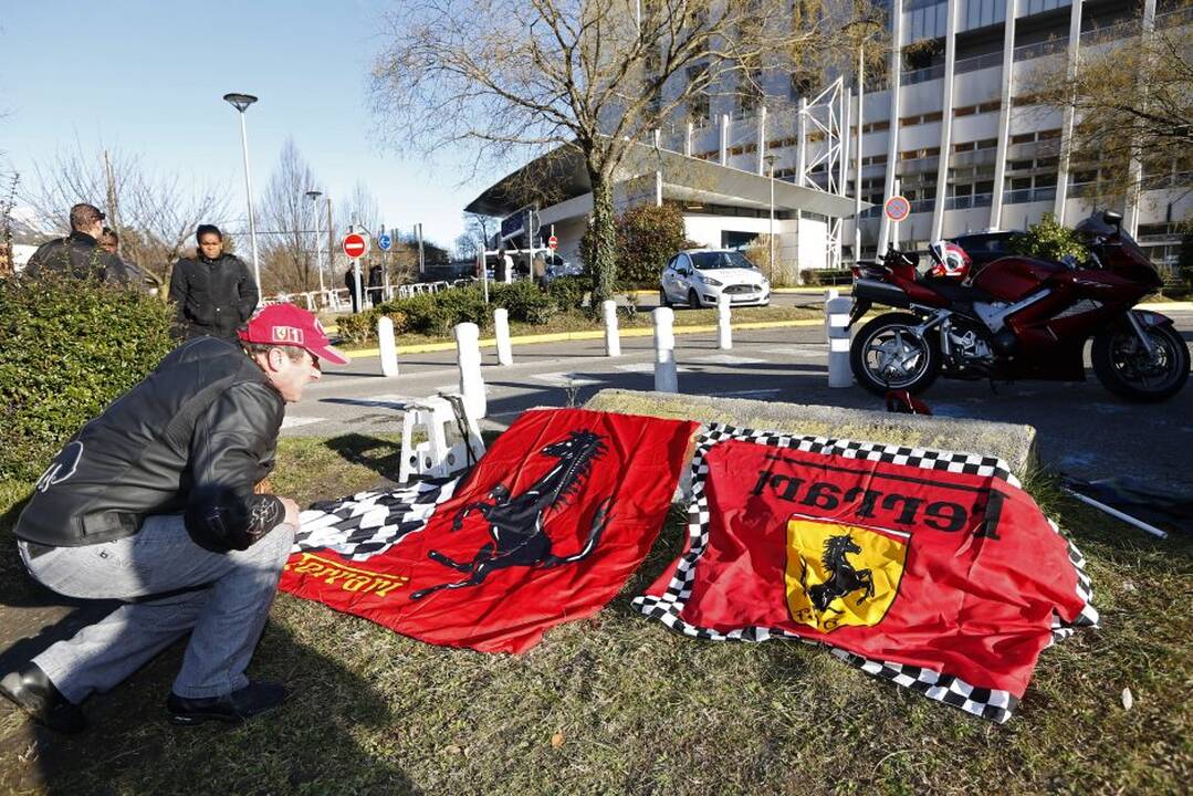 Vokietija sukrėsta M. Schumacherį ištikusios nelaimės