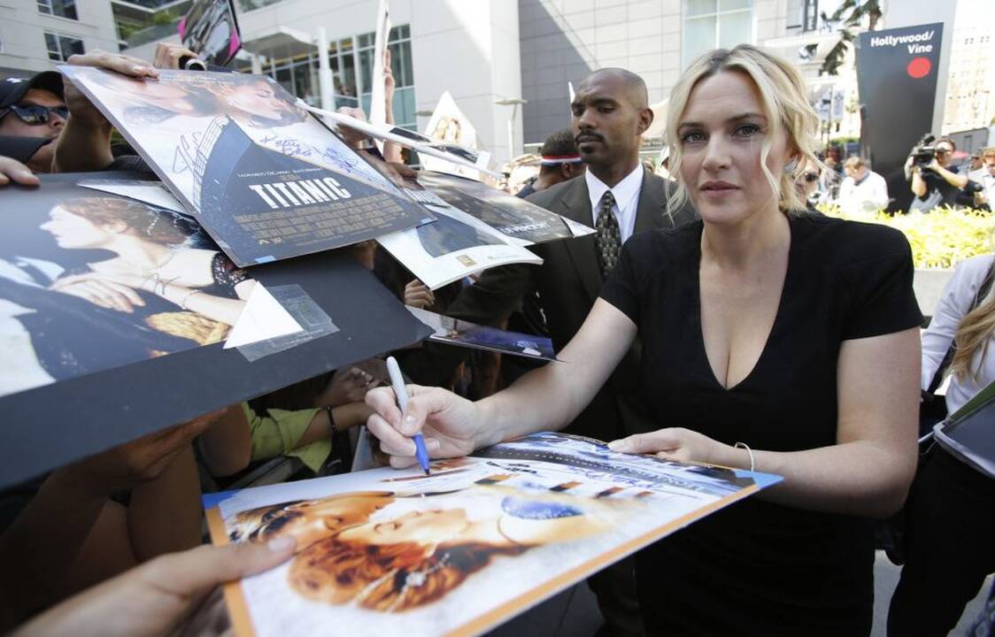 K. Winslet jau turi savo žvaigždę Holivudo šlovės alėjoje