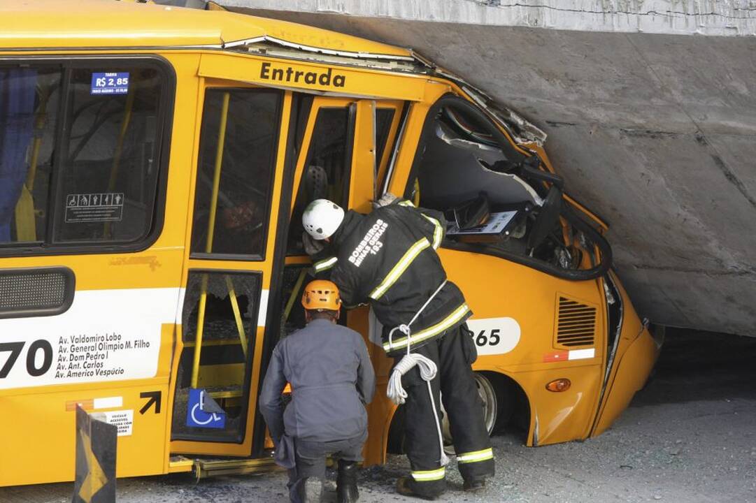 Brazilijoje sugriuvo statomas viadukas