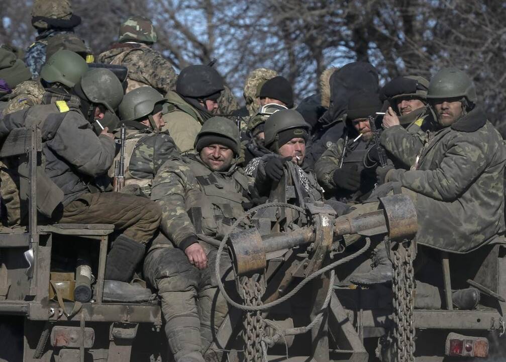 Ukrainos pajėgos palieka Debalcevę